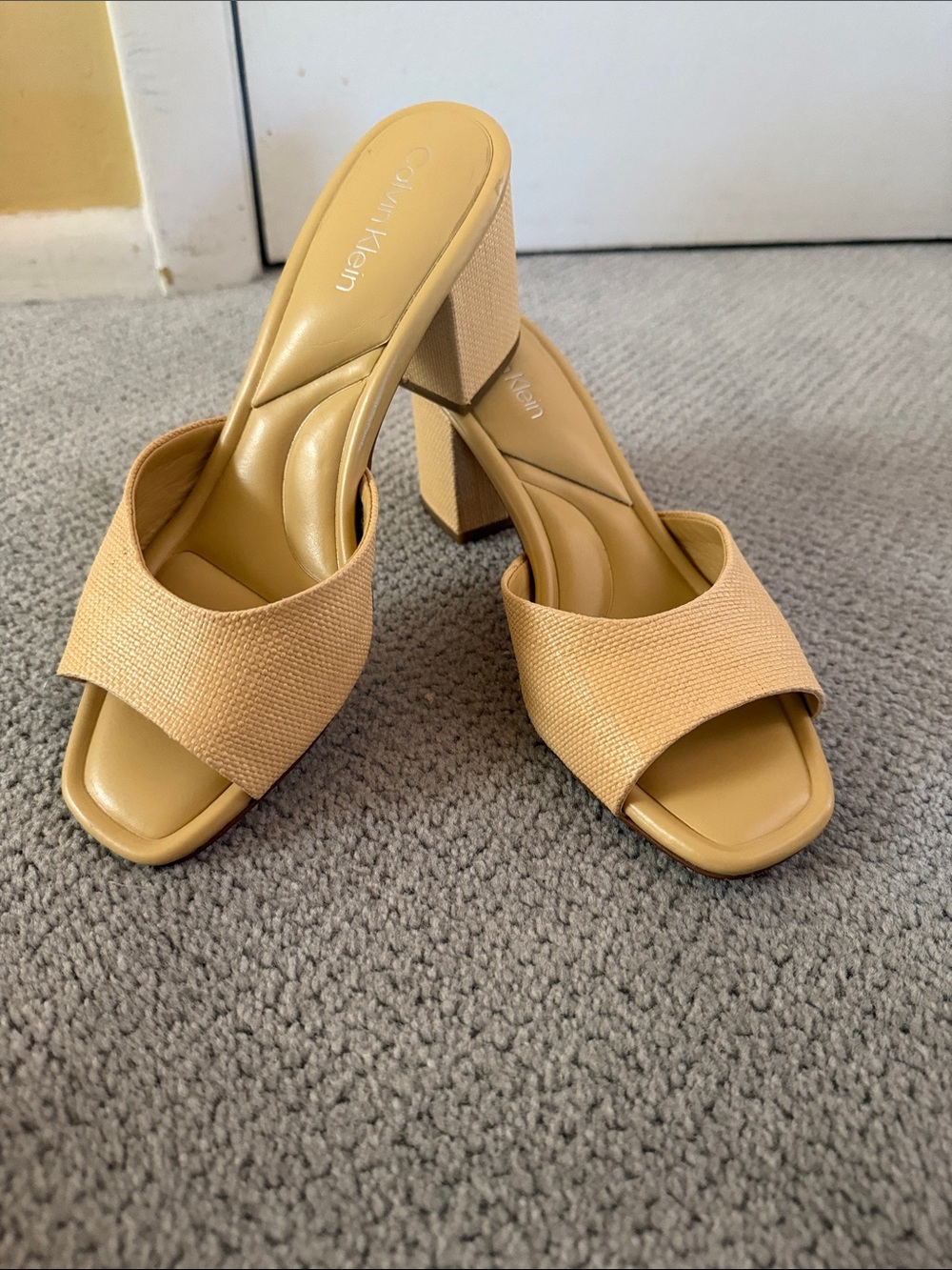 calvin klein mule sandals